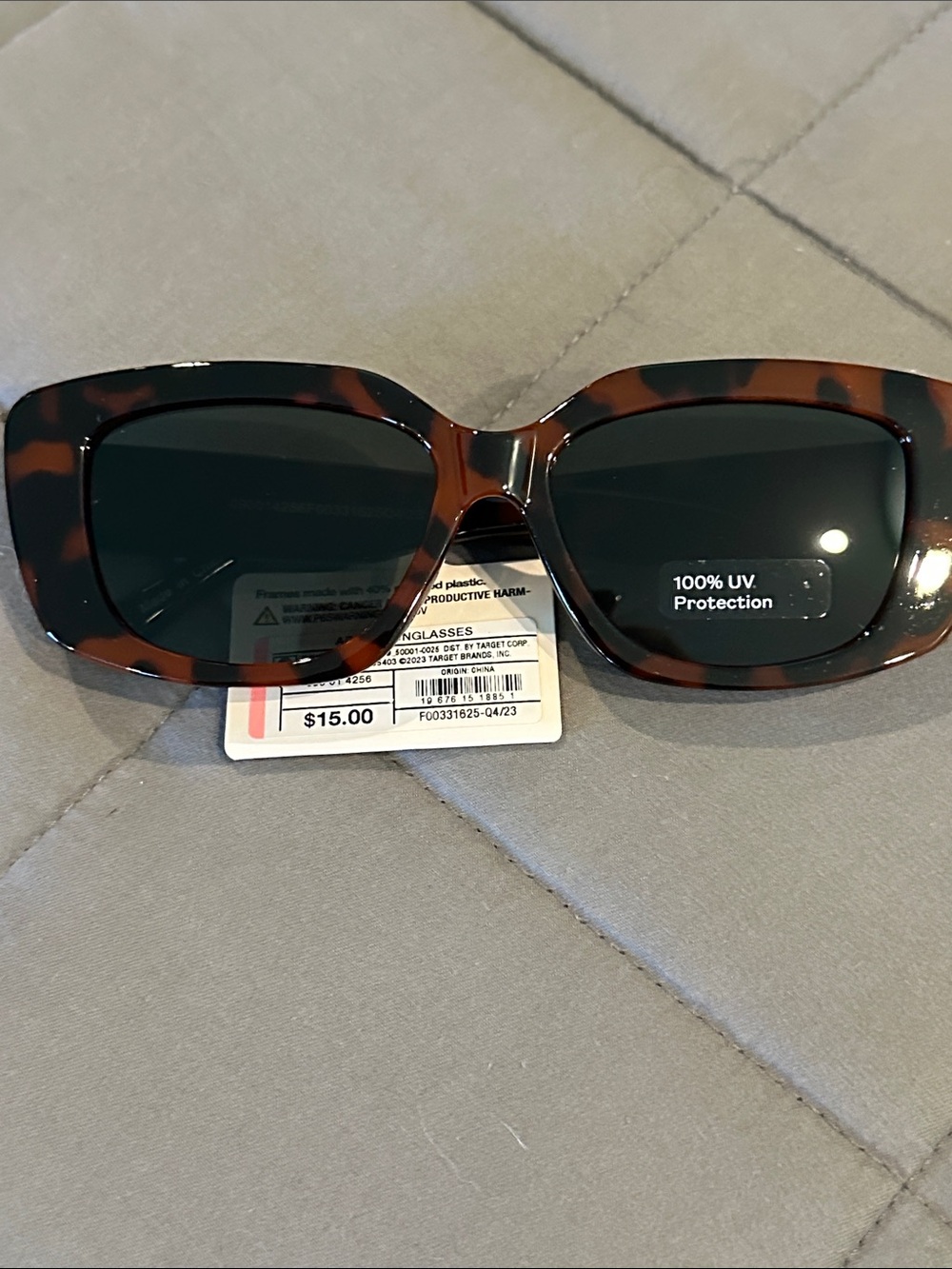 Target Women's Tortoiseshell Square Sunglasses - Brown